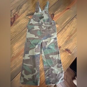 ✨liberty Camouflage Kids Overalls in Green and Brown